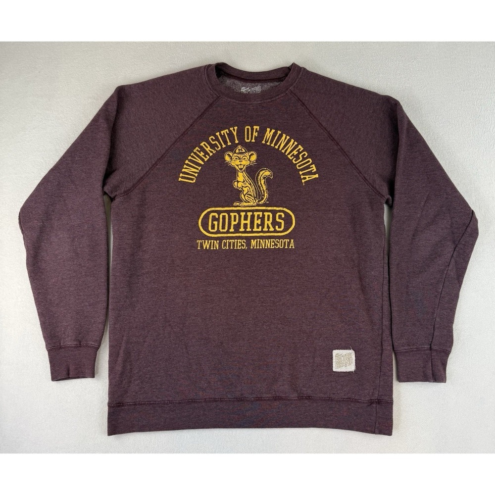 Minnesota Gophers Retro‎ Brand Crewneck Sweatshirt Size Medium